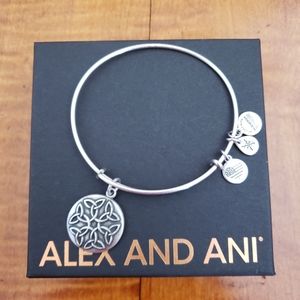 Alex and Ani Endless Knot Bracelet, Silver